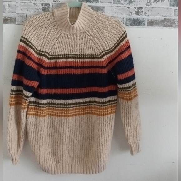 Striped Multicolor Sweater - Picture 1 of 6